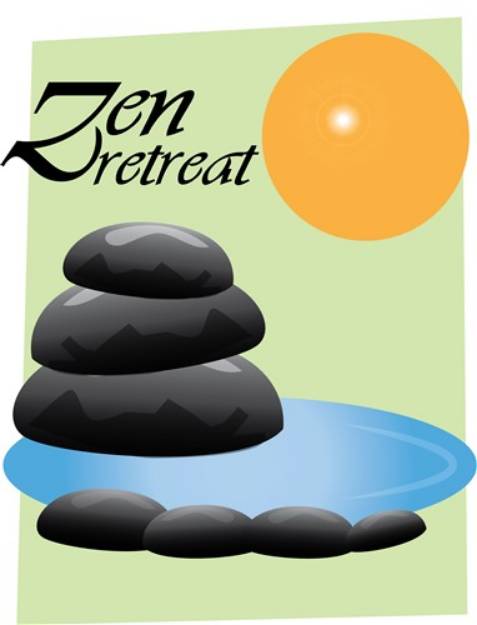 Picture of Zen Retreat SVG File