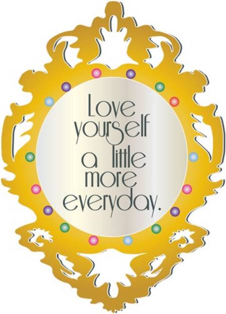 Picture of Love Yourself a Little SVG File