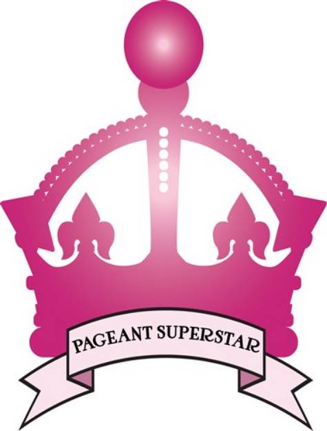 Picture of Pageant Superstar SVG File