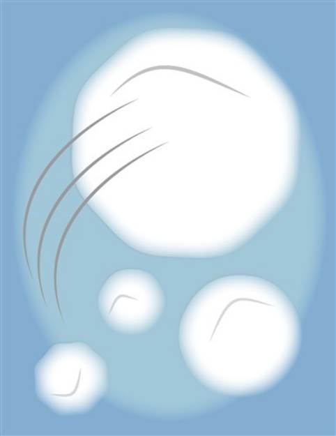 Picture of Framed Snowballs SVG File