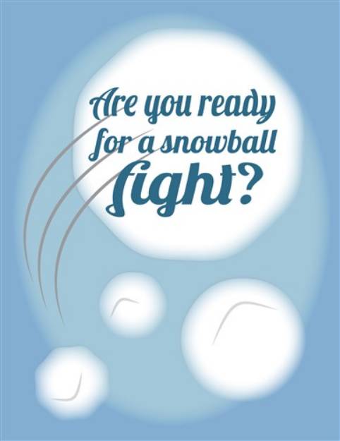 Picture of Are you Snowball Ready SVG File
