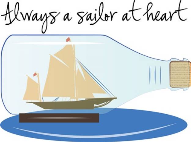 Picture of Always a Sailor at Heart SVG File