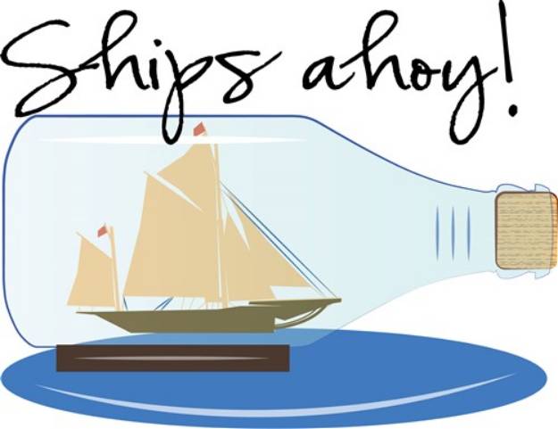 Picture of Ships ahoy SVG File