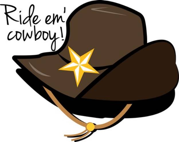 Picture of Ride em Cowboy SVG File