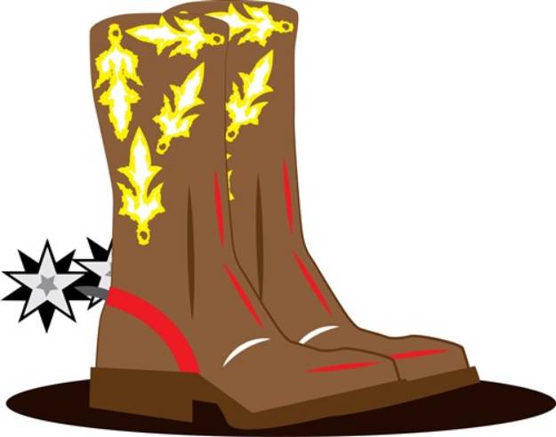 Picture of Boots & Spurs SVG File