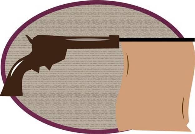 Picture of Gag Pistol SVG File
