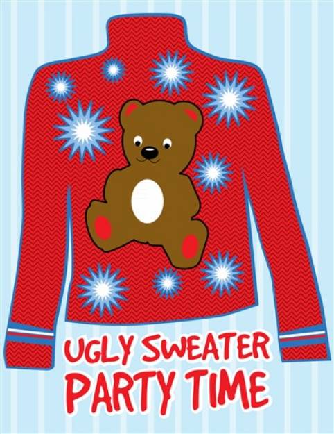 Picture of Ugly Sweater Party SVG File