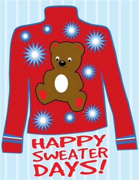 Picture of Happy Sweater Day SVG File