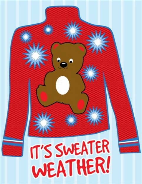 Picture of Its Sweater Weather SVG File