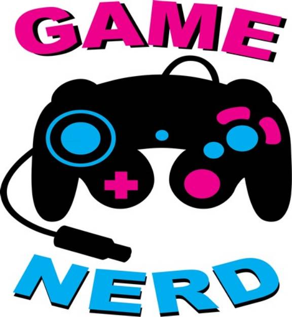 Picture of Game Nerd SVG File