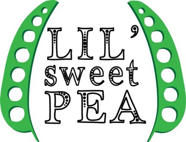 Picture of Lil Sweet Pea SVG File