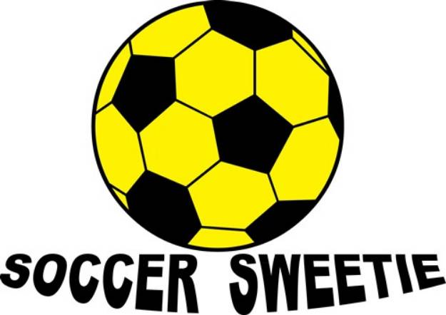 Picture of Soccer Sweetie SVG File