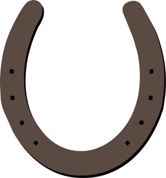 Picture of Lucky Horseshoe SVG File