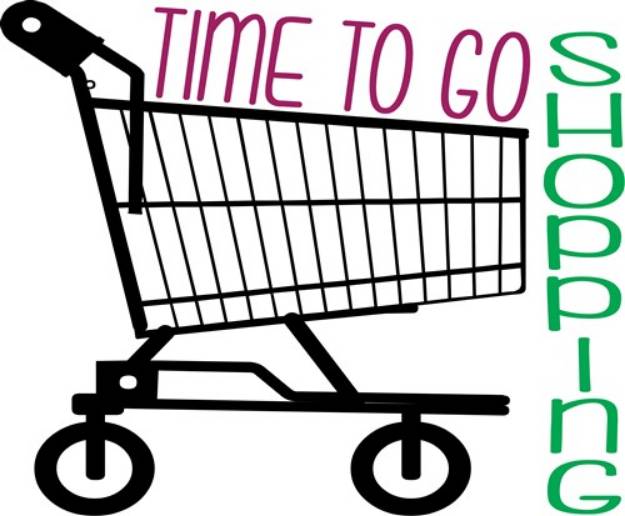 Picture of Time to go Shopping SVG File