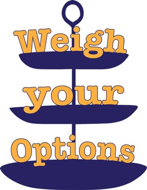 Picture of Weigh Your Options SVG File