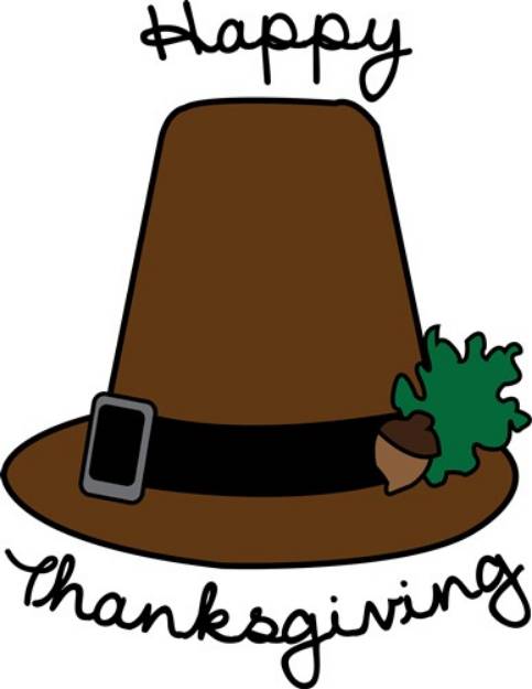 Picture of Happy Thanksgiving SVG File
