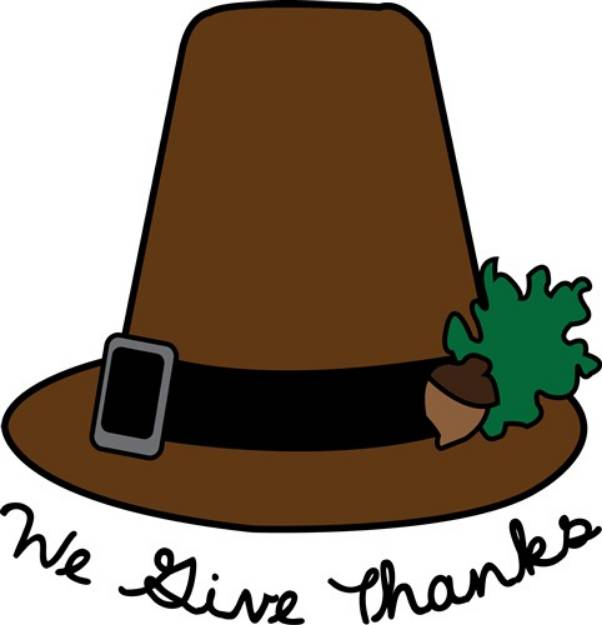 Picture of We Give Thanks SVG File