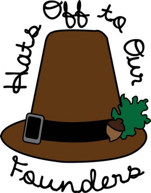 Picture of Hats Off to Our Founder SVG File