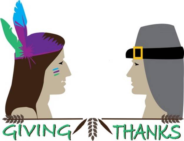 Picture of Giving Thanks SVG File