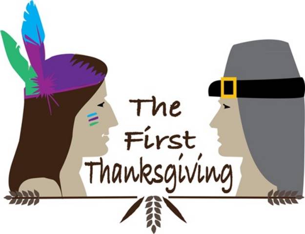 Picture of The First Thanksgiving SVG File