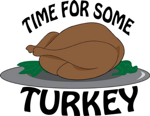 Picture of Time for Turkey SVG File