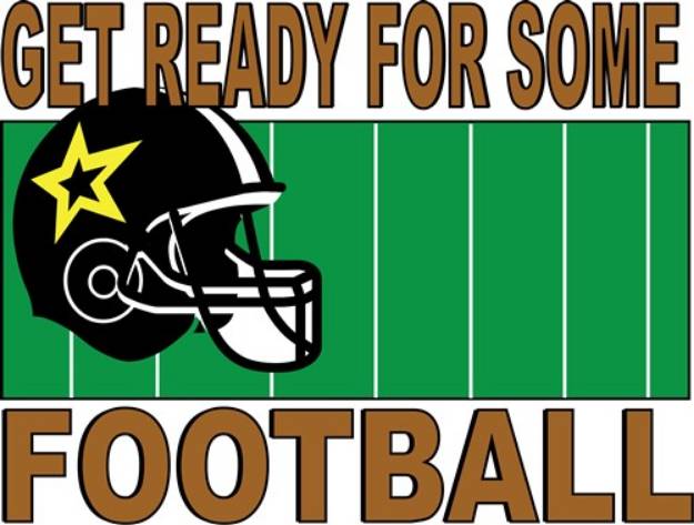 Picture of Ready for Football SVG File