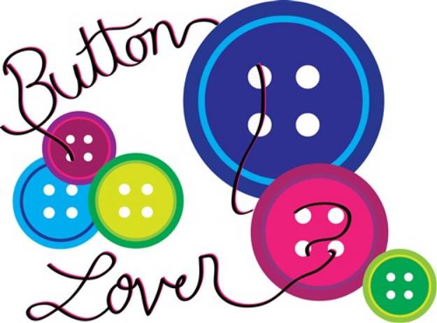 Picture of Button Lover SVG File