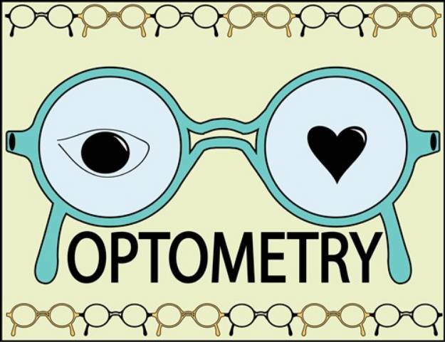 Picture of I Love Optometry SVG File