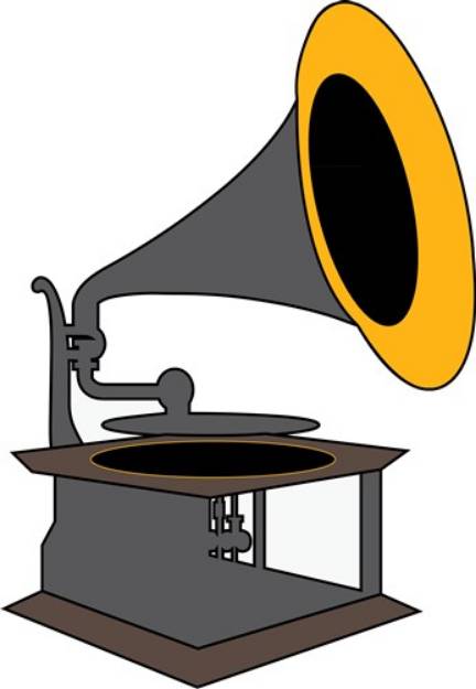 Picture of Gramophone SVG File