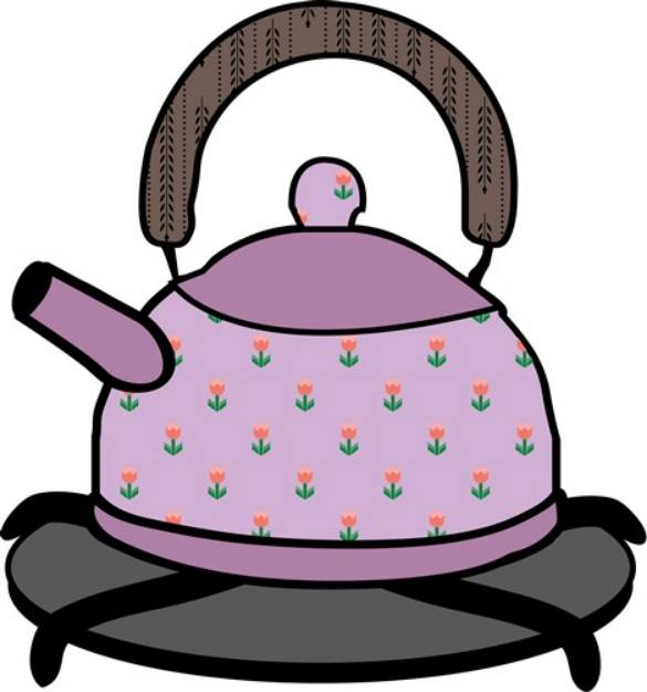 Picture of Tea Kettle SVG File