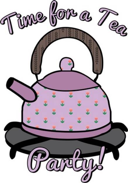 Picture of Tea Party Time SVG File