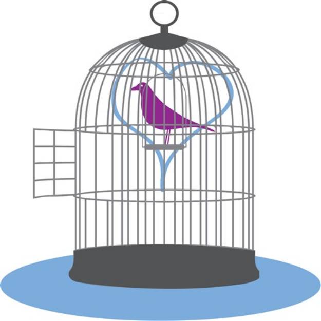 Picture of Freed Love Bird SVG File