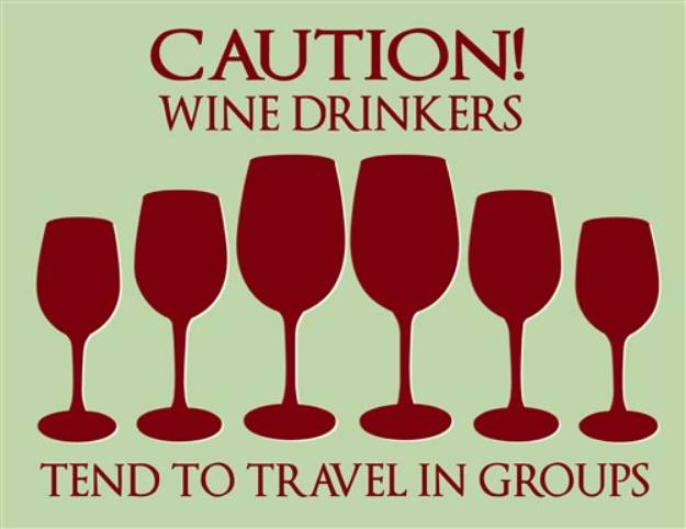 Picture of Wine Drinkers SVG File