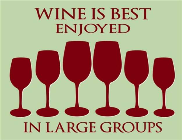 Picture of Wine Enjoyed SVG File