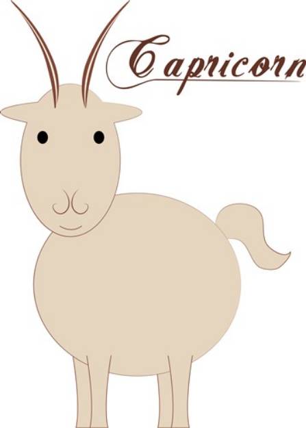 Picture of Capricorn Sign SVG File