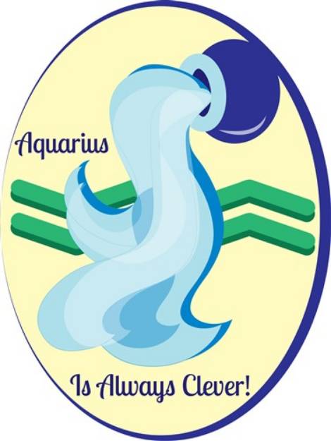 Picture of Clever Aquarius SVG File