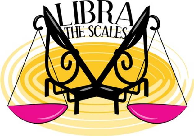 Picture of Libra Scales SVG File
