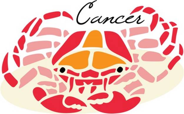 Picture of Cancer Horoscope SVG File