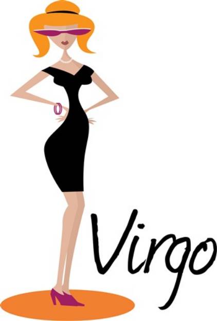 Picture of Virgo Horoscope SVG File