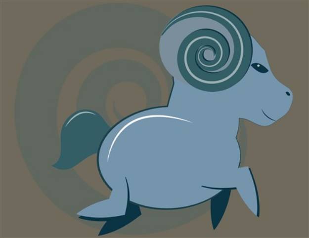 Picture of Aries Sign SVG File