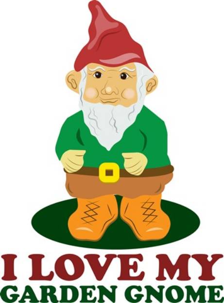 Picture of Love Gnome SVG File