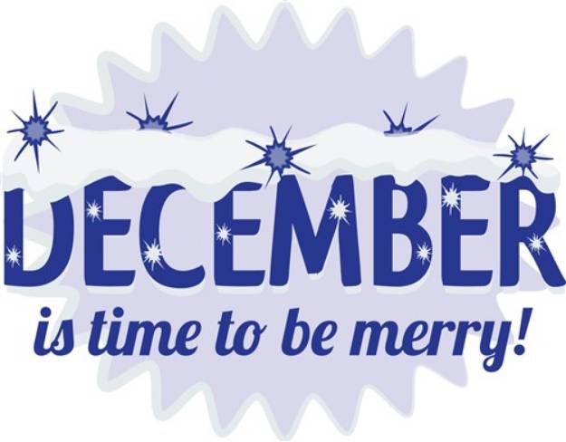 Picture of Merry December SVG File