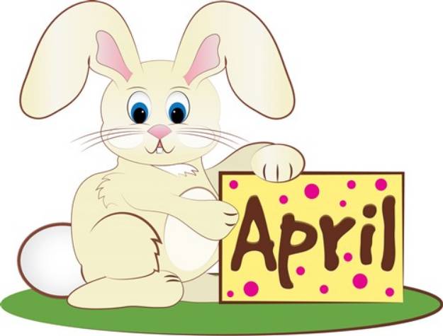 Picture of April Bunny SVG File