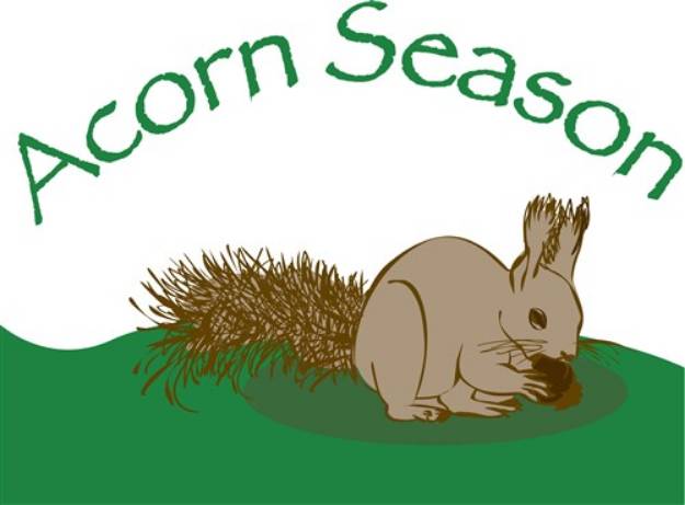 Picture of Acorn Season SVG File