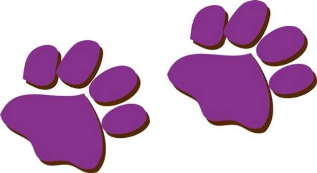 Picture of Dog Prints SVG File