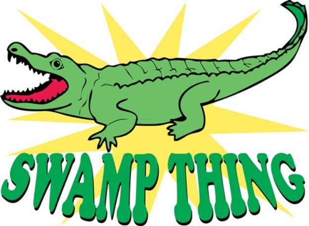 Picture of Swamp Thing SVG File
