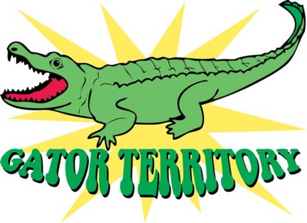 Picture of Gator Territory SVG File