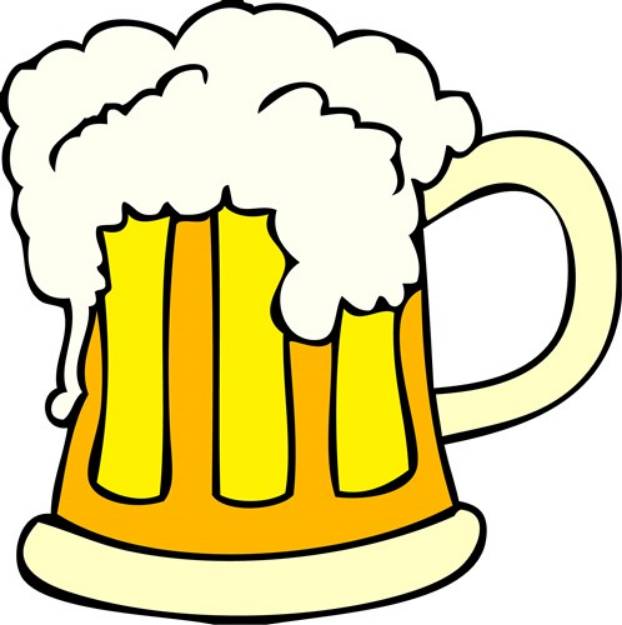 Picture of Mug of Beer SVG File