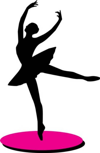Picture of On Toe Ballerina SVG File