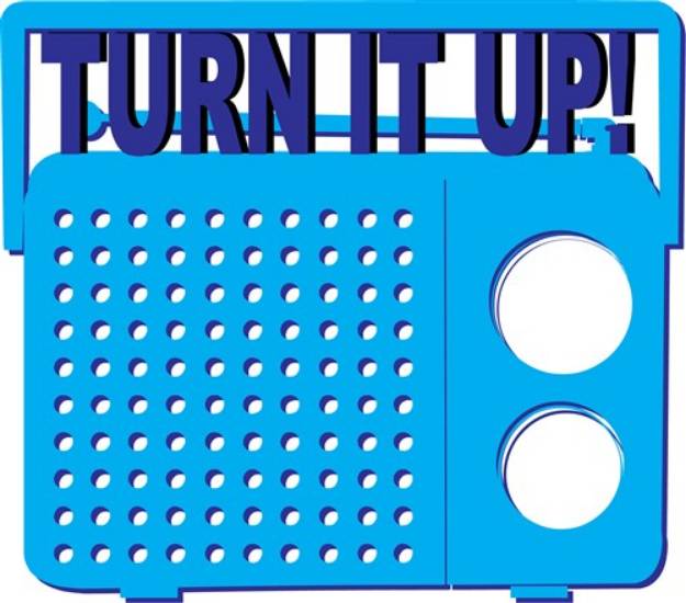 Picture of Turn it Up SVG File